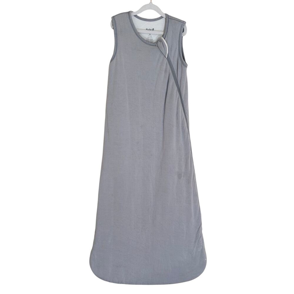 Kyte Baby Bamboo Sleep Sack Medium 1.0 TOG Storm Gray Wearable Blanket Bag
